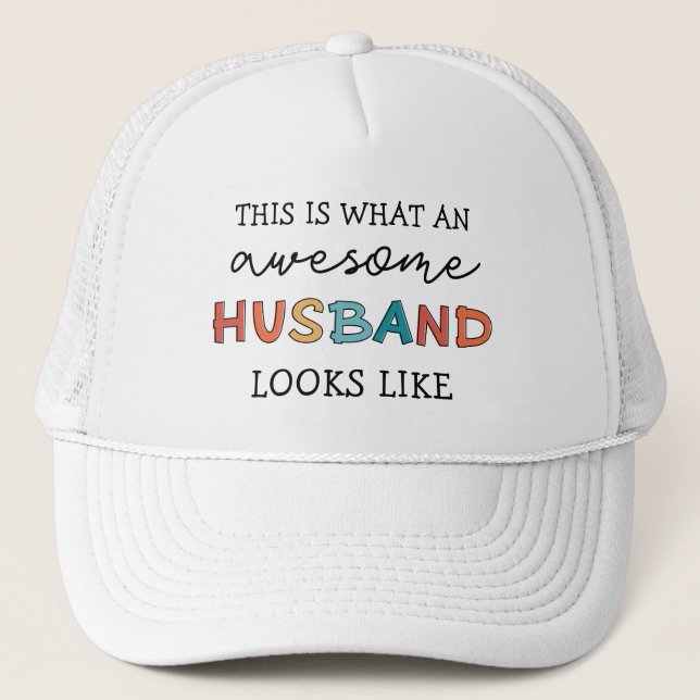 Casquette Drôle merveilleux cadeau de mari | Meilleur Mari J (Devant)