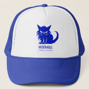 Casquette Drôle Misérable enfant chatte dame