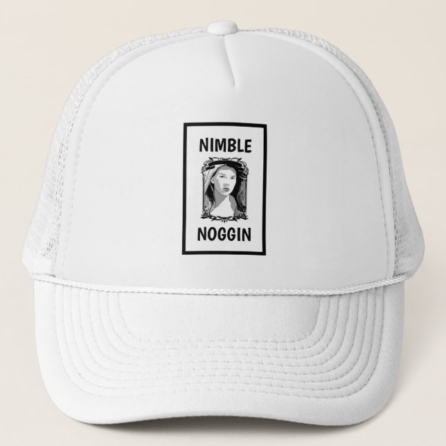 Casquette Drôle Novelty Baseball NIMBLE NOGGIN (Devant)