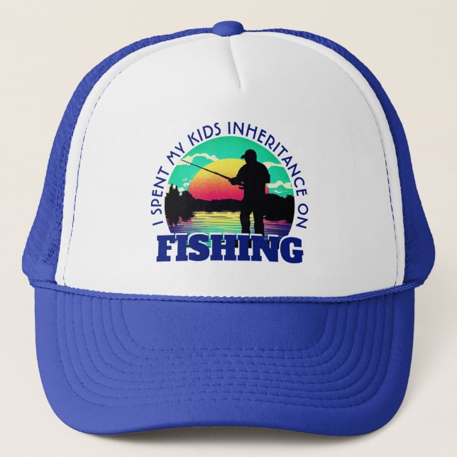 Casquette Drôle passé héritage pêche (Devant)