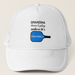 Casquette Drôle personnalisé Grandma Pickleball Player Typog