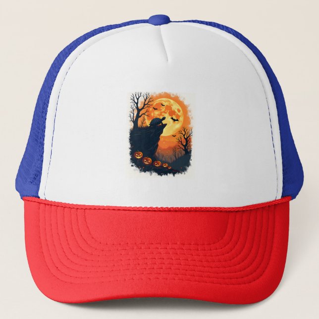Casquette Drôle Tortoise Halloween Silhouette Tortois Éffray (Devant)