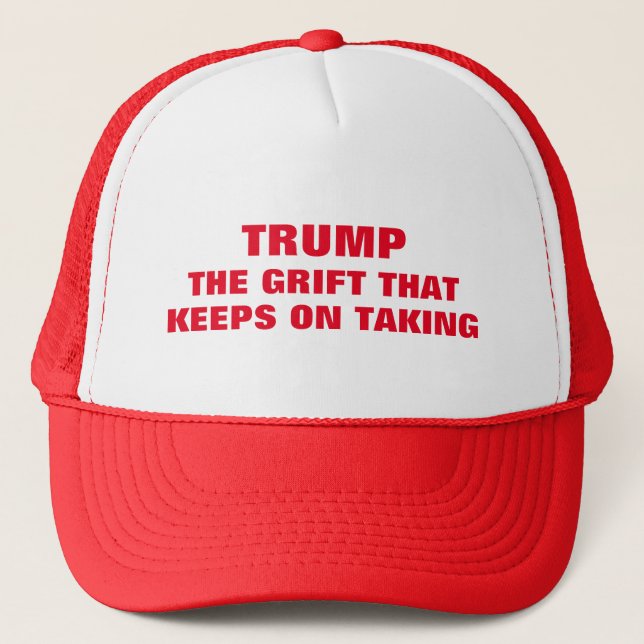 Casquette Drôle Trump Grifter (Devant)