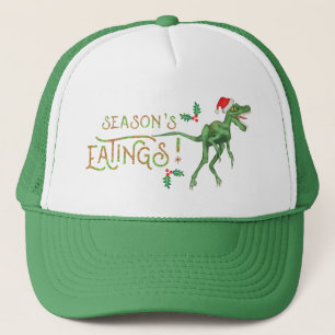 Casquette Drôle Velociraptor de Noël Dinosaur Mange