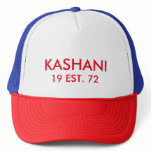 Casquette du camionneur Est.72 de KASHANI 19