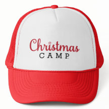 Casquette du camp de Noël | Casquettes de Noël