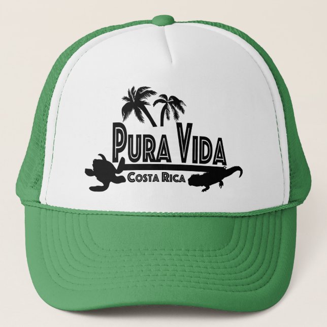 Casquette du Costa Rica Pura Vida Ttucker (Devant)