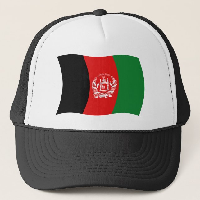 Casquette du drapeau afghan (Devant)