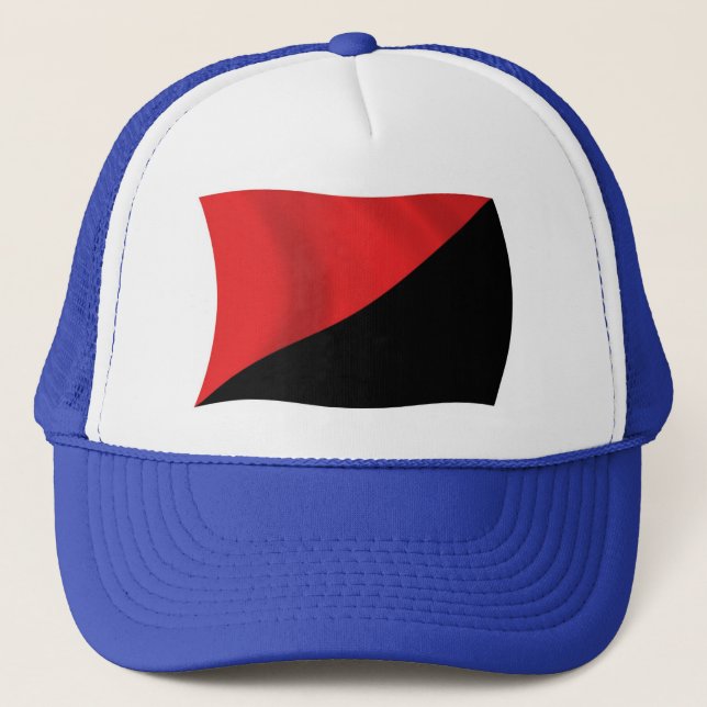 Casquette du drapeau anarcho-syndicaliste (Devant)