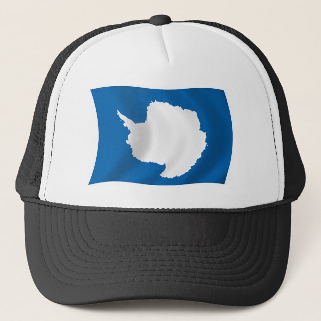 Casquette du drapeau antarctique (Devant)