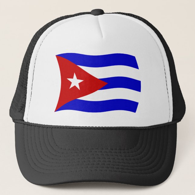 Casquette du drapeau cubain (Devant)