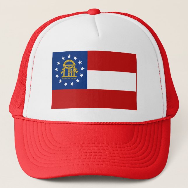 Casquette du drapeau de Géorgie (Devant)