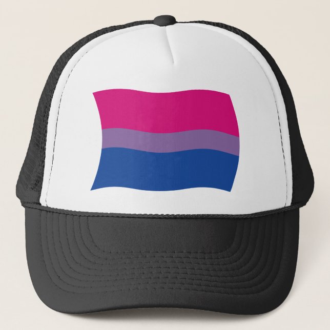 Casquette du drapeau de la fierté bisexuelle (Devant)