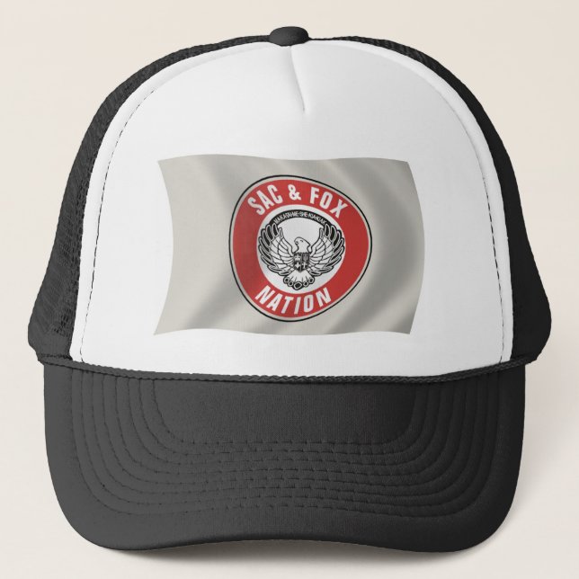 Casquette du drapeau de la nation Sac & Fox (Oklah (Devant)