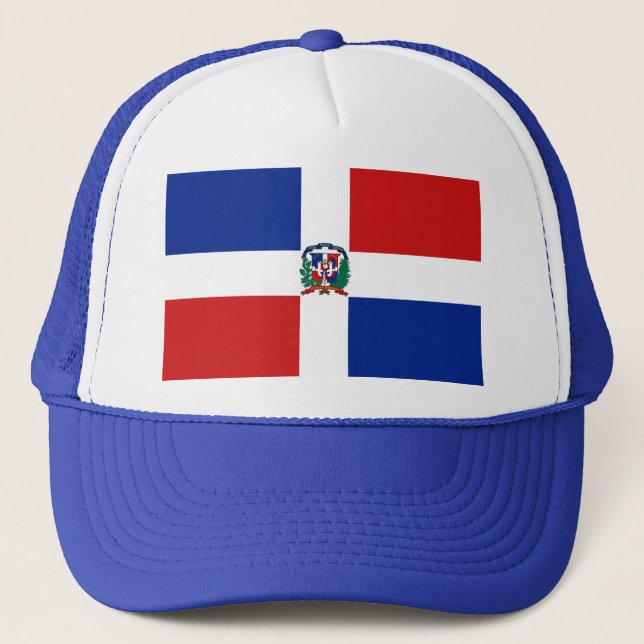 Casquette du drapeau de la République dominicaine (Devant)
