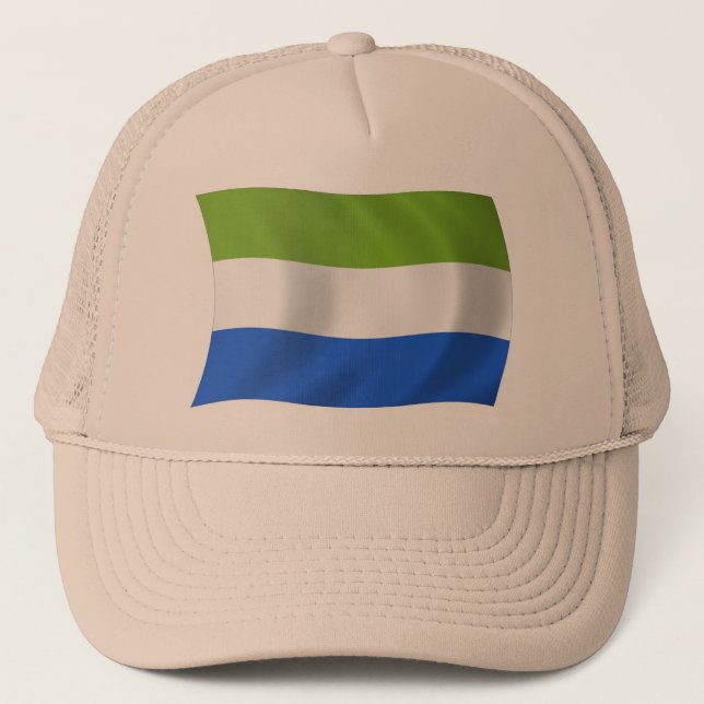 Casquette du drapeau de la Sierra Leone (Devant)