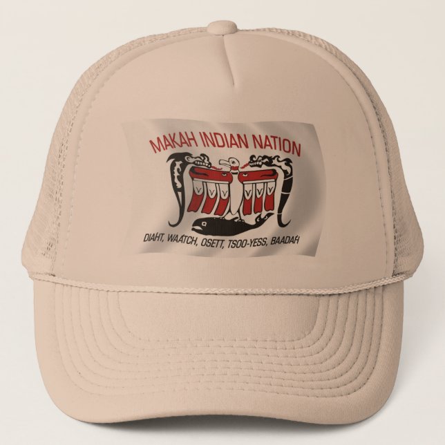 Casquette du drapeau de la tribu Makah (Devant)