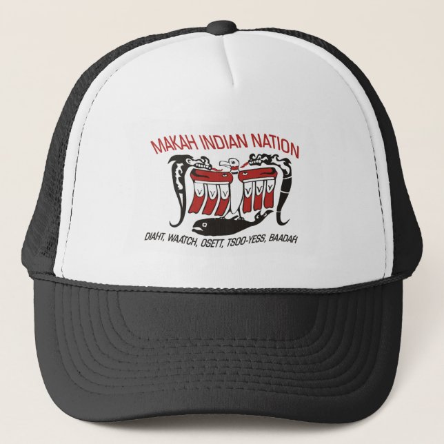Casquette du drapeau de la tribu Makah (Devant)