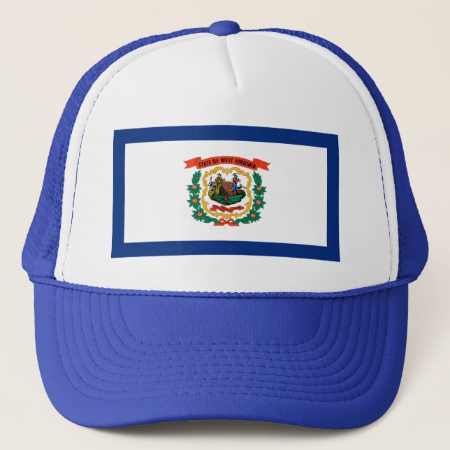 Casquette du drapeau de la Virginie occidentale (Devant)