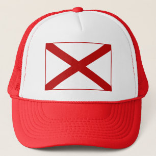 Casquette du drapeau de l'Alabama