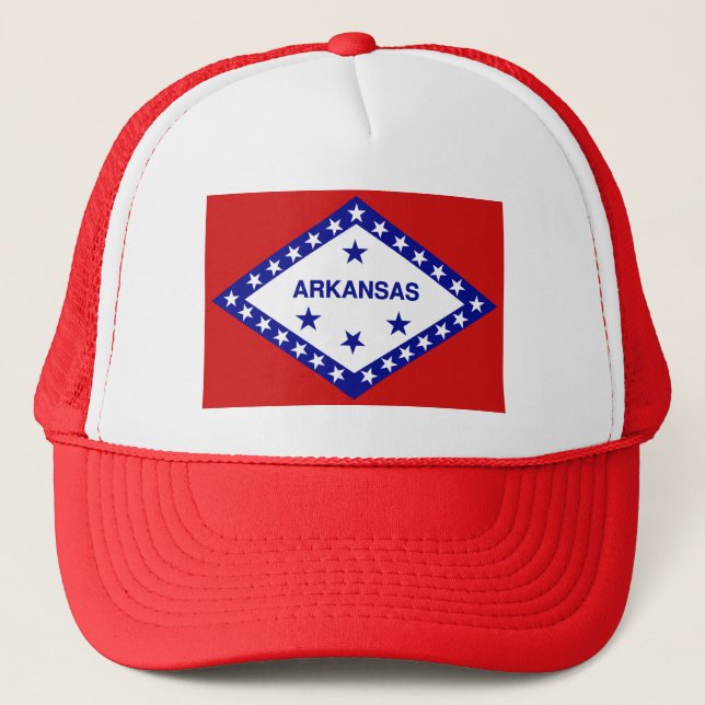 Casquette du drapeau de l'Arkansas (Devant)