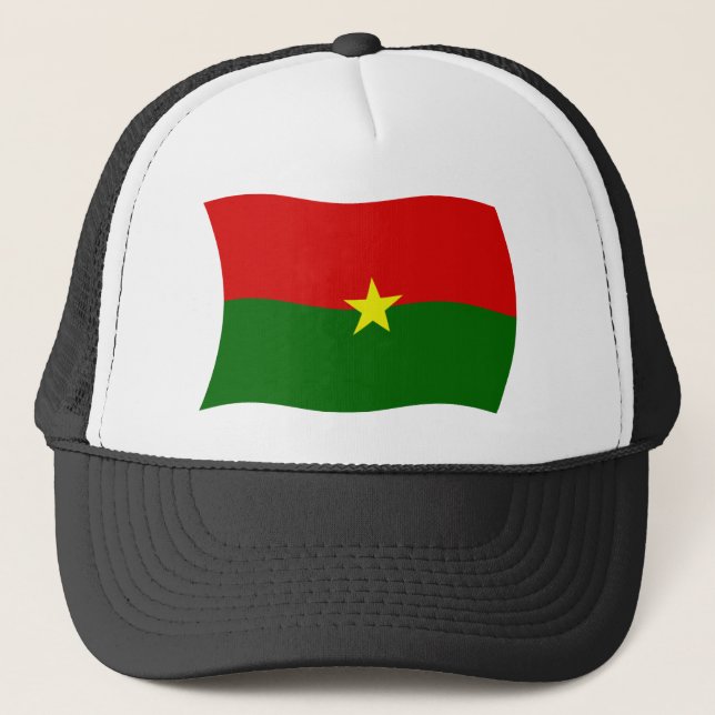 Casquette du drapeau du Burkina Faso (Devant)