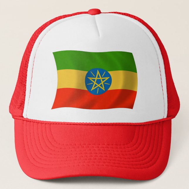 Casquette du drapeau éthiopien (Devant)