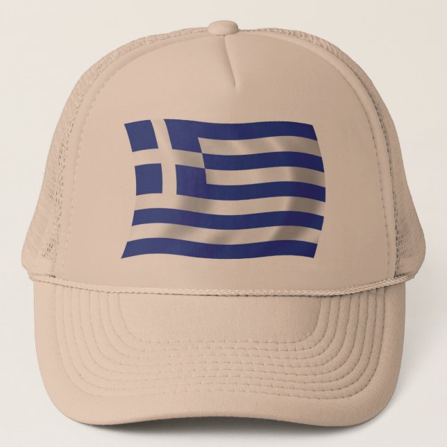 Casquette du drapeau grec (Devant)