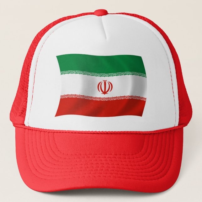 Casquette du drapeau iranien (Devant)