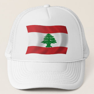 Casquette du drapeau libanais