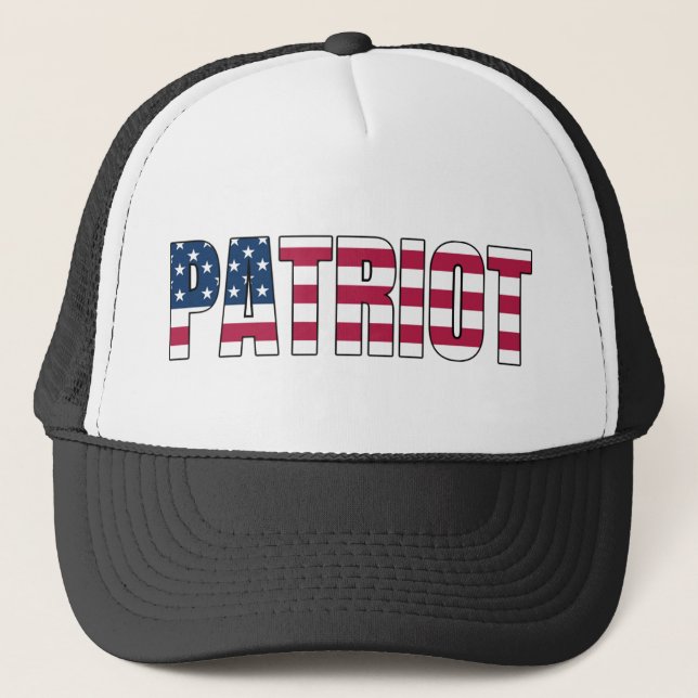 Casquette du drapeau patriote (Devant)
