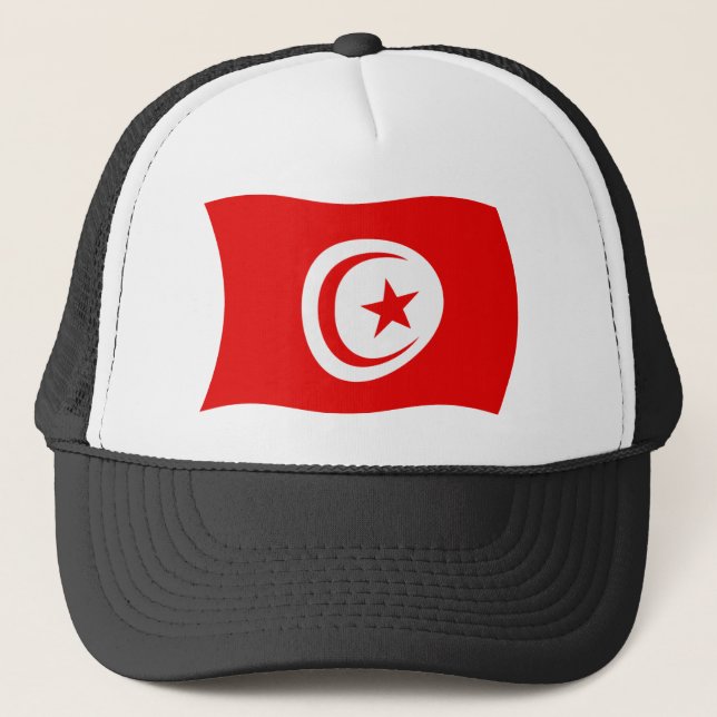 Casquette du drapeau tunisien (Devant)