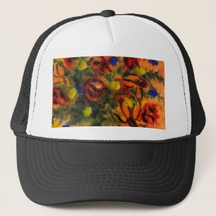 Casquette du jardin fleuri