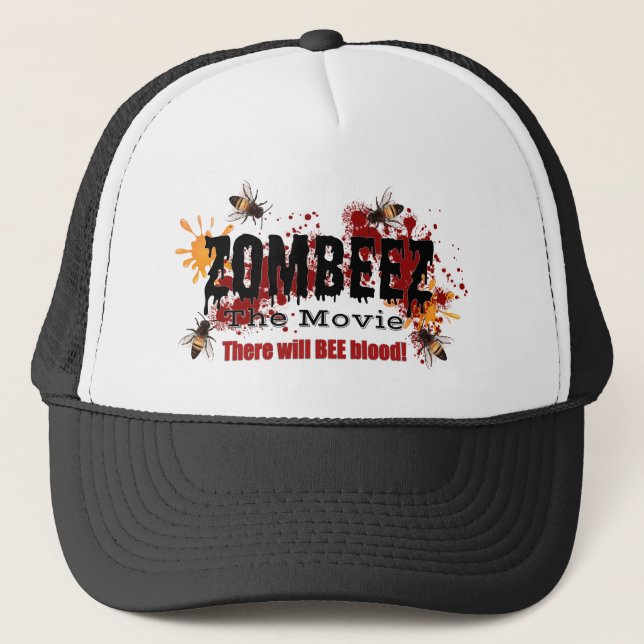 Casquette du logo noir ZOMBEEZ (Devant)