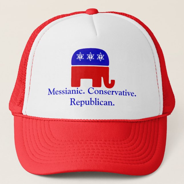 Casquette Du Messie. Conservateur. Républicain (Devant)