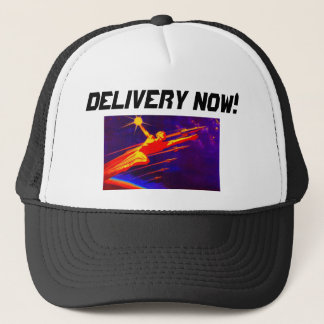 Casquette du pilote de livraison
