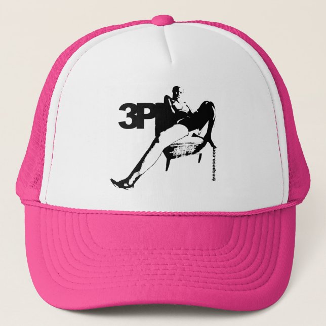 casquette du rose 3P-Silohette (Devant)