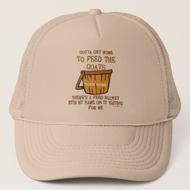 Casquette du seau d'alimentation de chèvre (Devant)