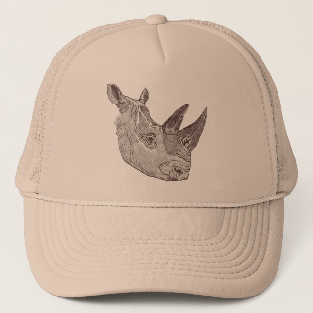 Casquette du sud de rhinocéros blanc (Devant)