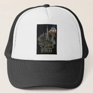 Casquette Dubaï Skyline Iconique en 3D