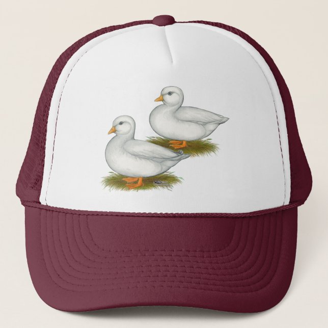 Casquette Ducks : White Calls (Devant)
