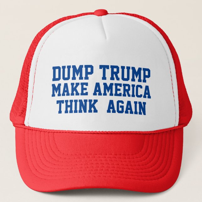 CASQUETTE DUMP TRUMP RÉFLÉCHIT À L'AMÉRIQUE (Devant)