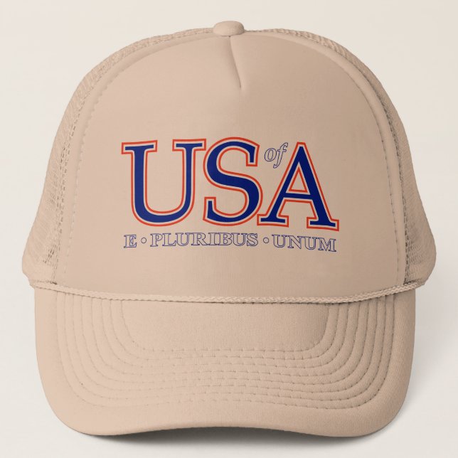 Casquette d'Unum de pluribus d'USofA E (Devant)