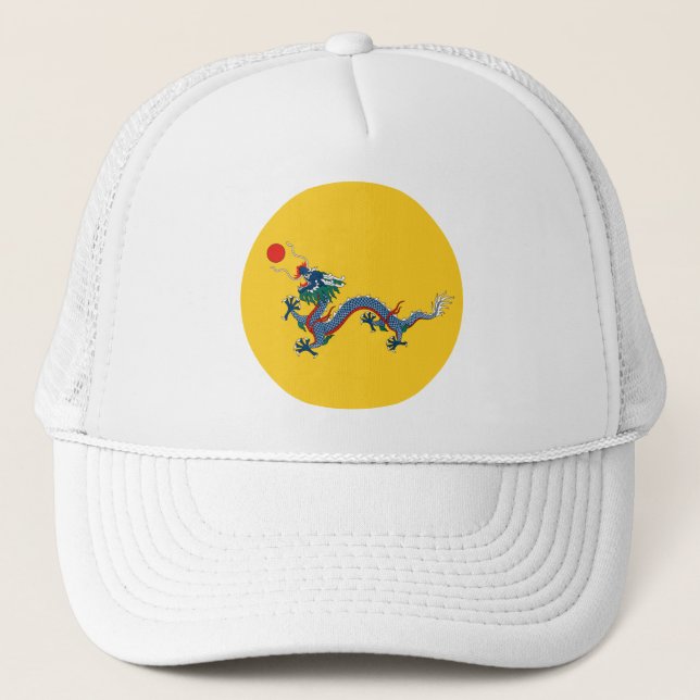 Casquette Dynastie Qing (1890-1911) Drapeau du Trucker Hat (Devant)
