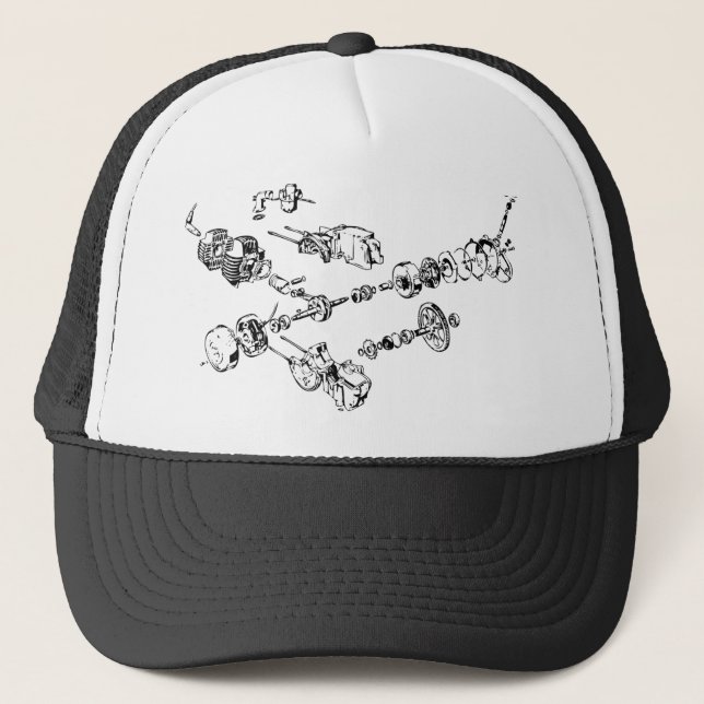 Casquette E50 éclaté (Devant)