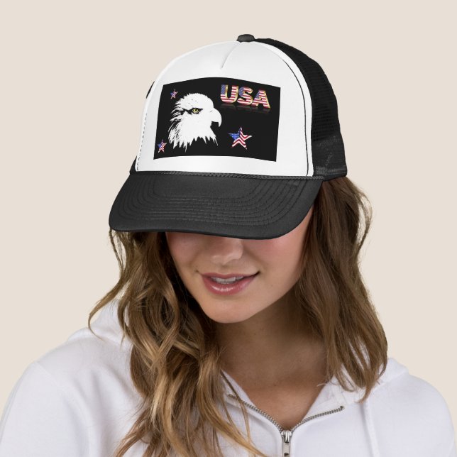 Casquette Eagle chauve (En situation)