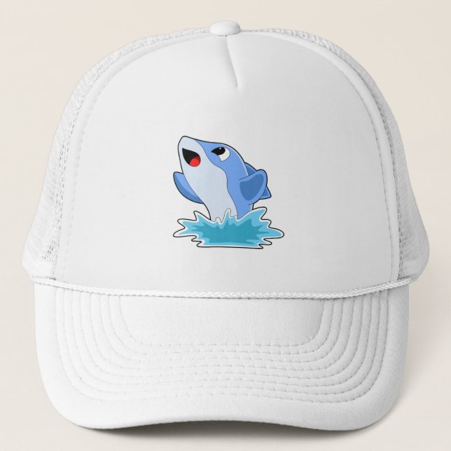 Casquette Eau dauphin (Devant)