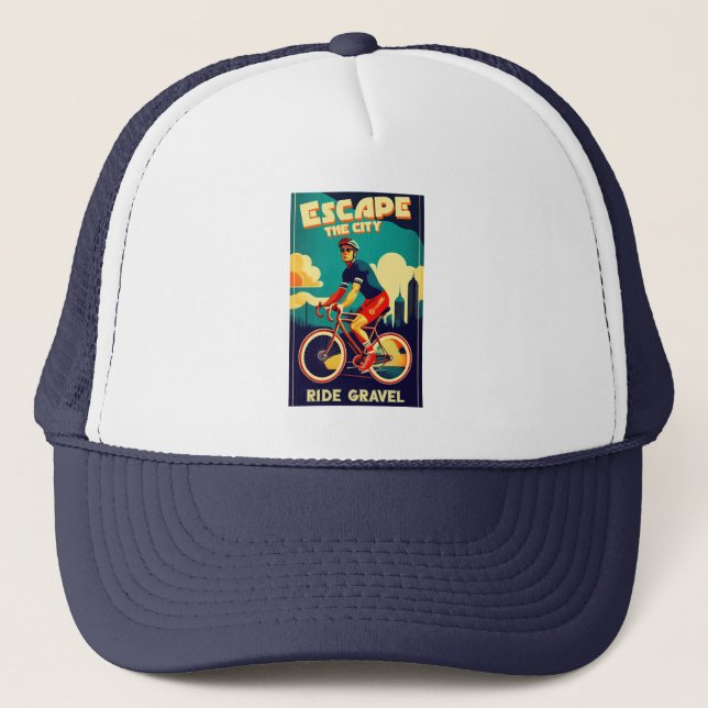 Casquette Échapper À La City Ride Gravel Vélo (Devant)