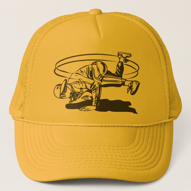 Casquette école Breakdancing de hip hop des années 1980 (Devant)