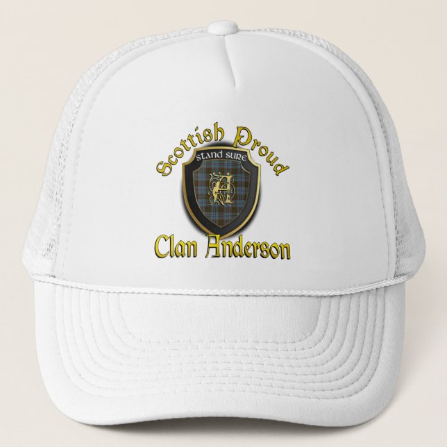 Casquette écossais de dynastie d'Anderson de clan (Devant)